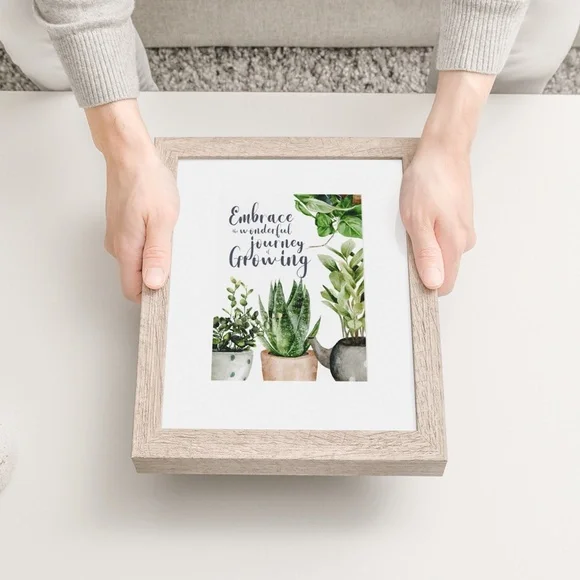 Watercolor Plants Botanical Wall Art Illustration Print Poster Unframed - Picture 5 of 9